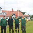 Michael Brown, Phillip Johnston, Alan Willett, Chris Coulcher (captain of the victorious South).